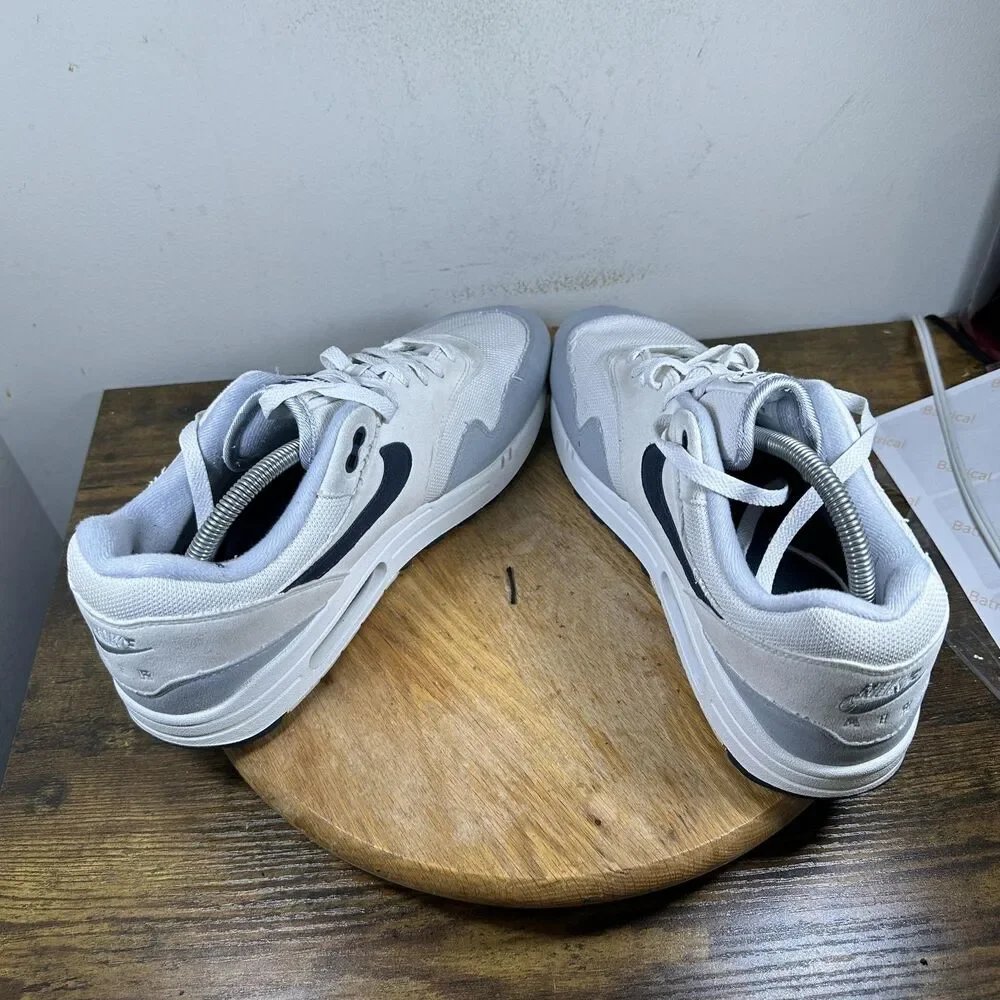 Nike Air Max 1 Shoes Mens Size 12 White Gray Black FD9082-002 Retro Sneakers_5